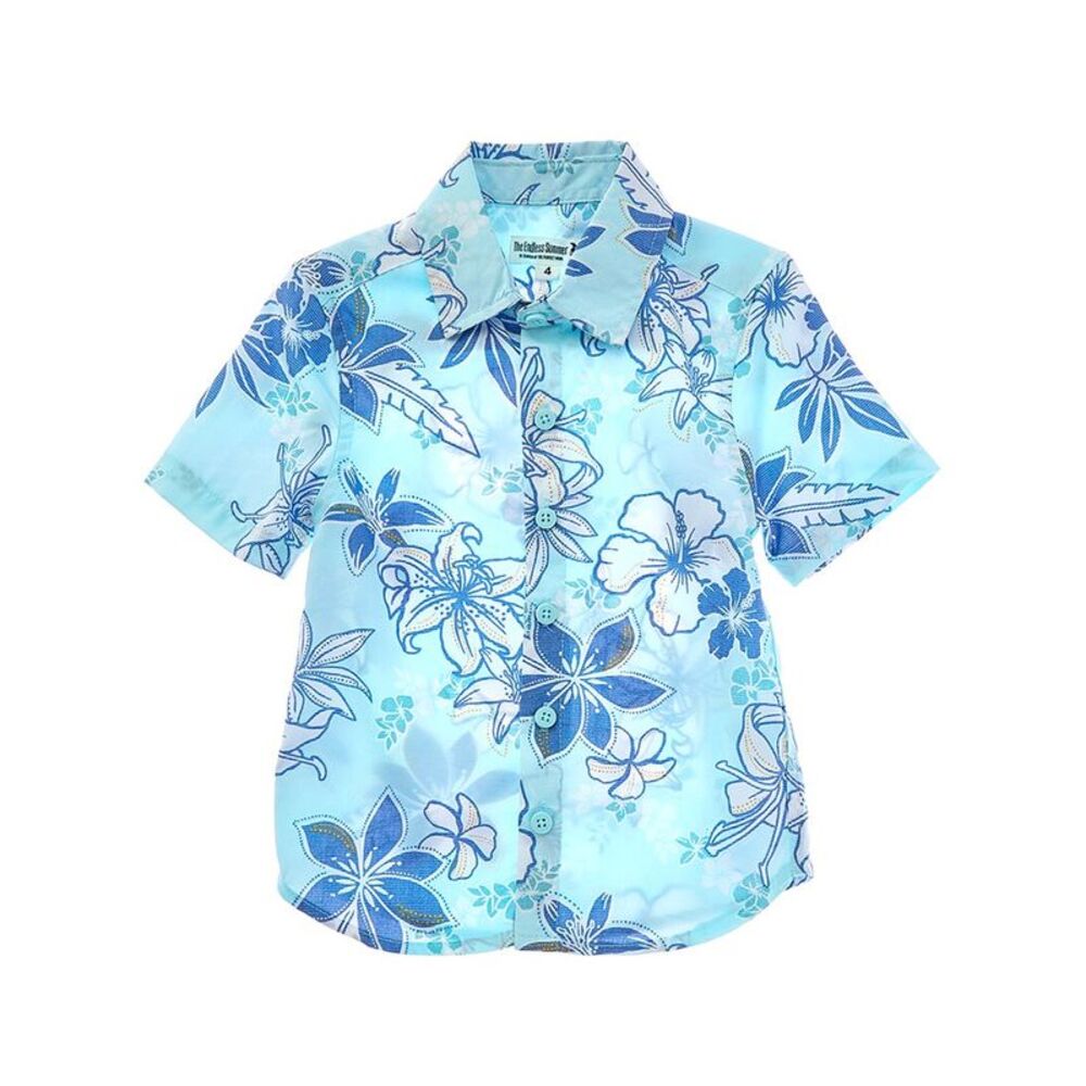 Endless Summer Boys  Button-Down Shirt, Green